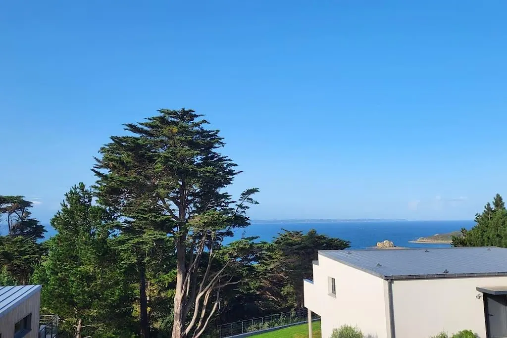 شقة La Boite A Coucou, Appartement Pour 6 Personnes, Avec Jardin , Vue Mer, A 400 M De La Plage Pors Mabo Trébeurden