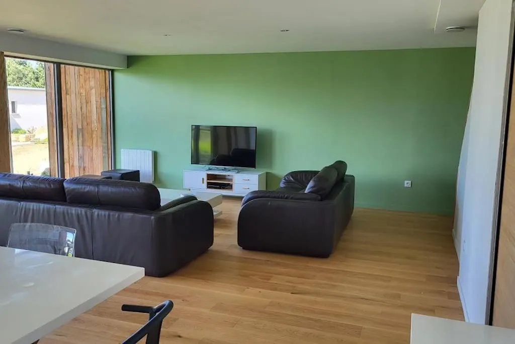 La Boite A Coucou, Appartement Pour 6 Personnes, Avec Jardin , Vue Mer, A 400 M De La Plage Pors Mabo Trébeurden Frankrike